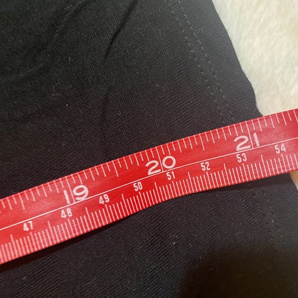 Joe Fresh Long "Bell" Sleeve Black T-Shirt XL - Picture 3 of 5